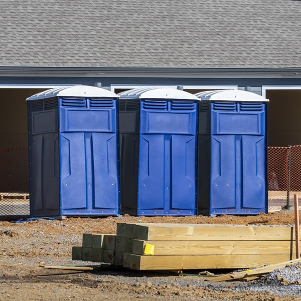 are there any restrictions on where i can place the portable toilets during my rental period in Long Beach MN